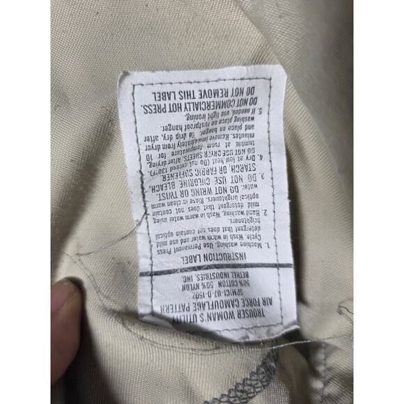 Military Pants Womens 10 Short 10S Trousers Utility Air Force Camouflage - Picture 6 of 6